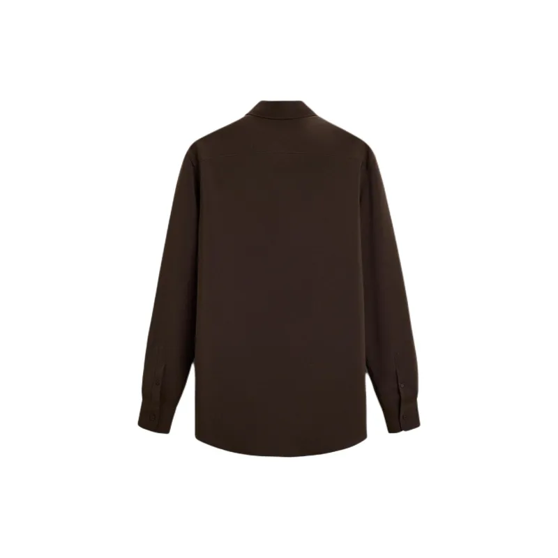 ZARA Shirts Men Chocolate-1