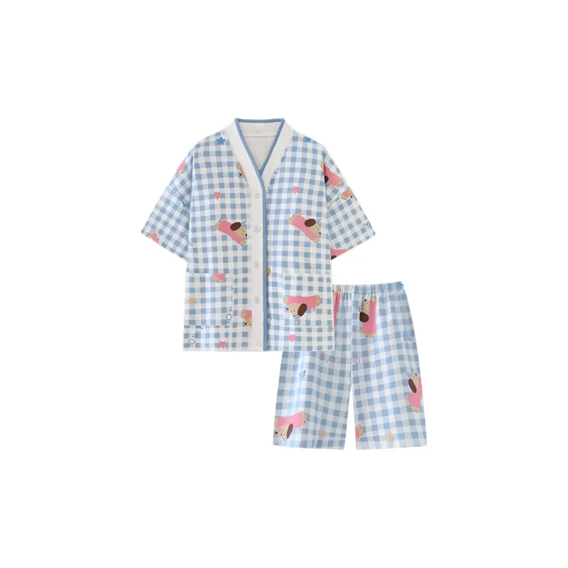 O'MESIK Pajama Set Women's Blue-0