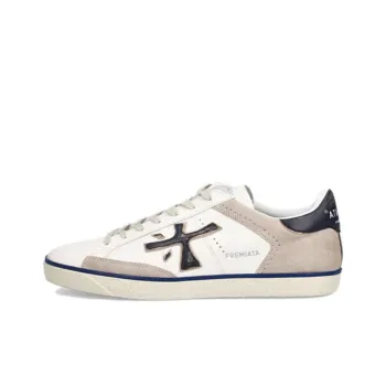 PREMIATA Steven Low Top Skateboard Shoes Men's White Gray