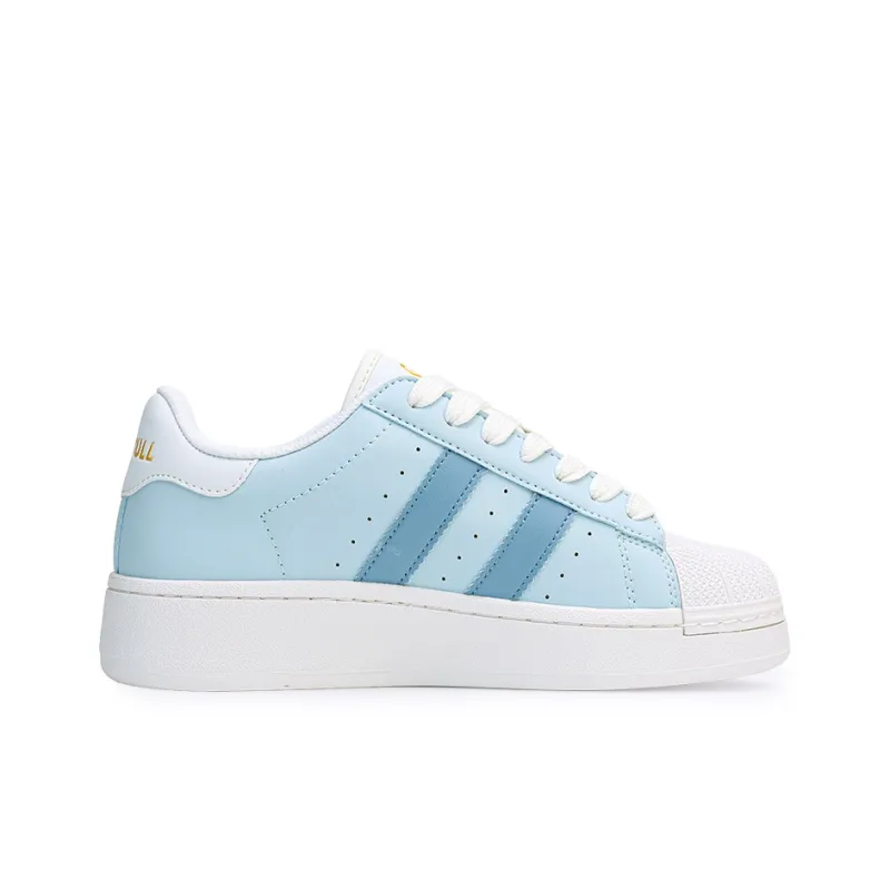 GLO BULL Anti-Slip And Wear-Resistant Breathable Low-Top Skateboard Shoes Unisex Swiss Blue-1