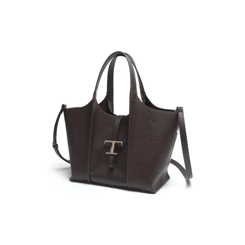 Mulinsen Polyurethane PU Leather Handbag Regular Women's Dark Coffee-1