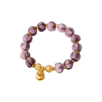 NOME Colored Glaze Jade Bracelets Unisex