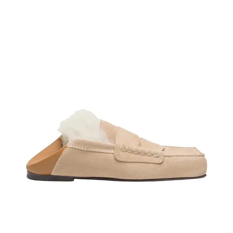Jacquemus Carré Loafers Women's Beige-1