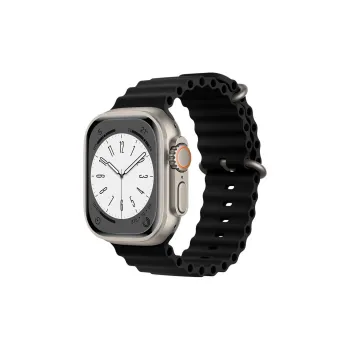 MUZHITIANKONG Apple Compatibility Watch Band 21CM Silicone Material
