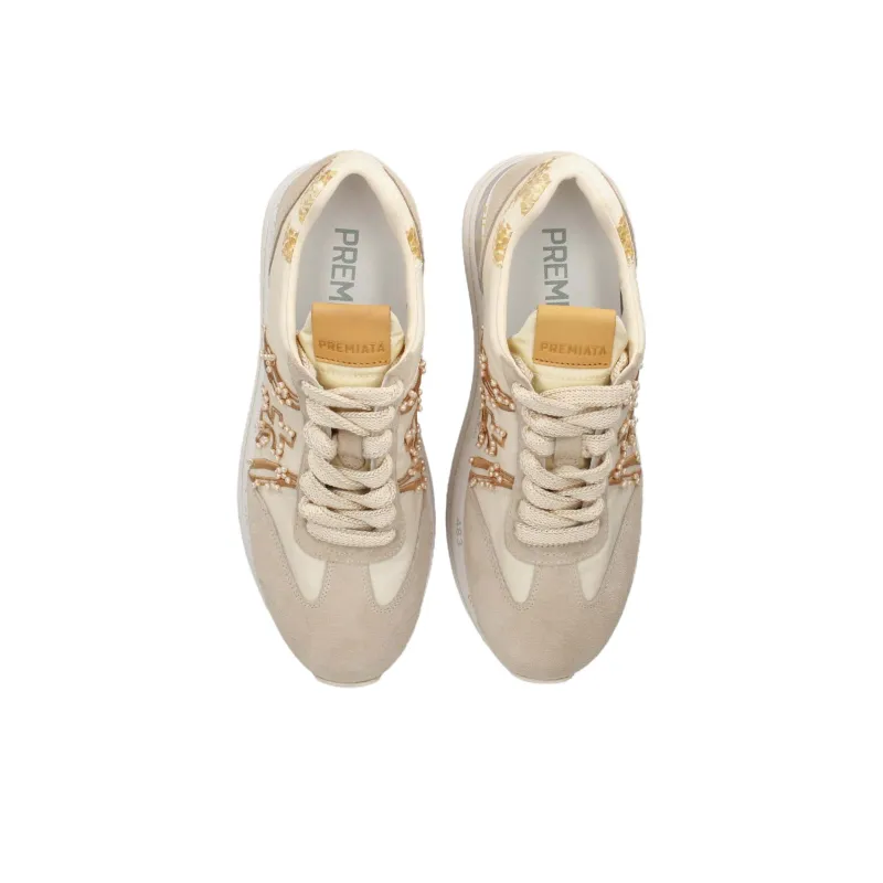 PREMIATA BETH Low Top Casual Shoes Women's Beige-5