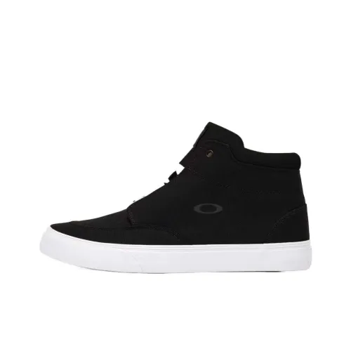 Oakley High-Top Skateboard Shoes Unisex Black White