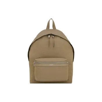 SAINT LAURENT City Polyester Backpack Regular Men's Tobacco
