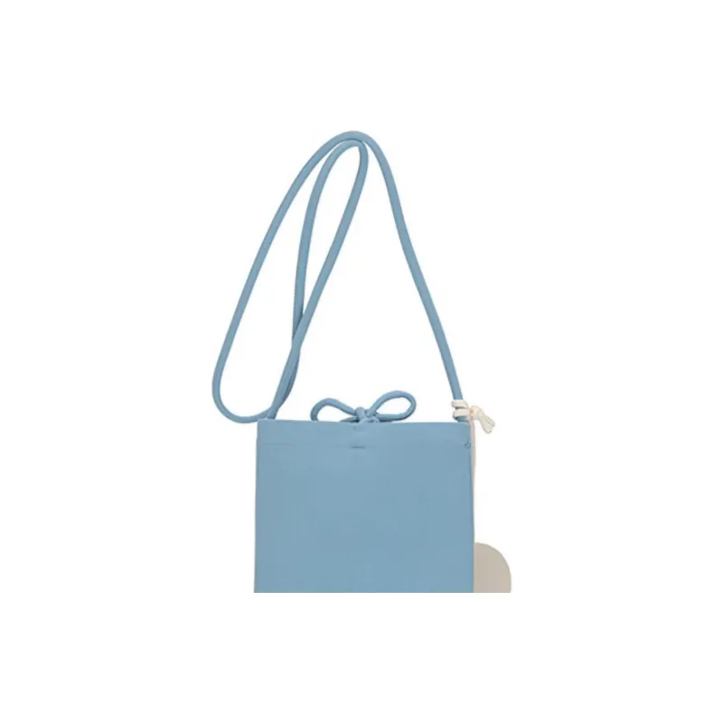 KANGOL Polyester Cell Phone Pouch Shoulder Bag Mini Unisex Light Blue-3