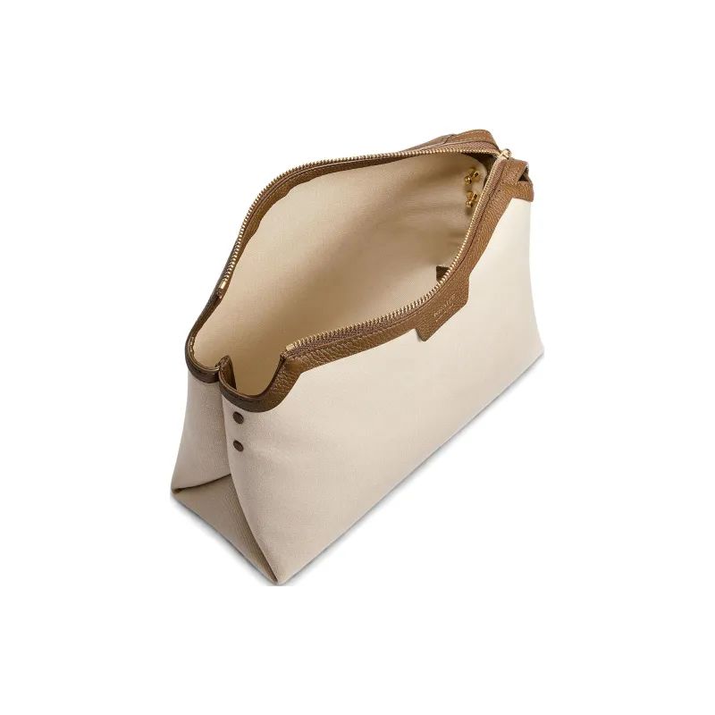 KHAITE Lina Canvas Bag, Crossbody Bag, Shoulder Bag Women's Light Beige-3