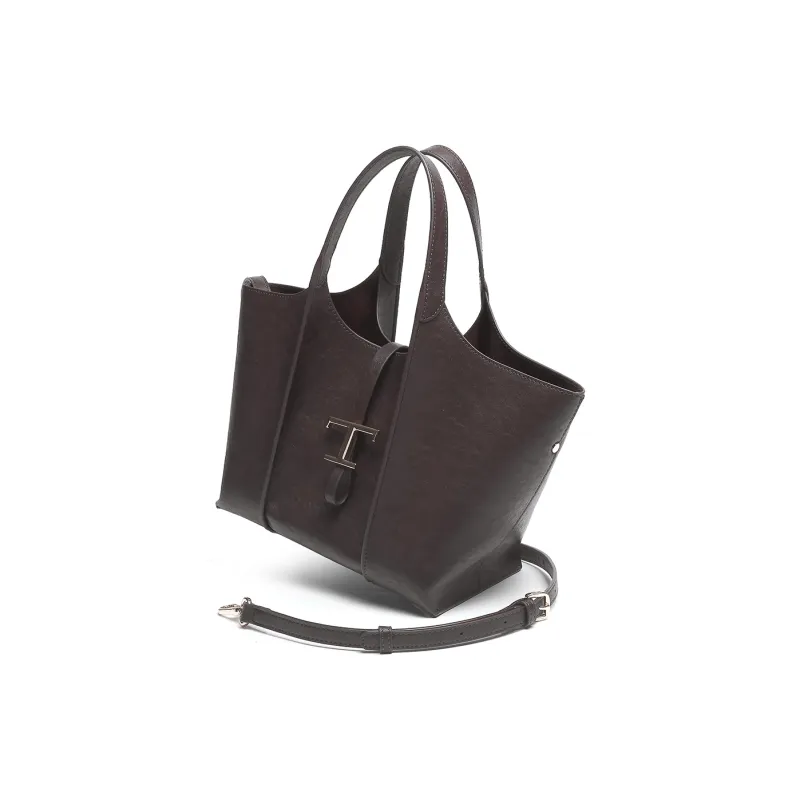 Mulinsen Polyurethane PU Leather Handbag Regular Women's Dark Coffee-4