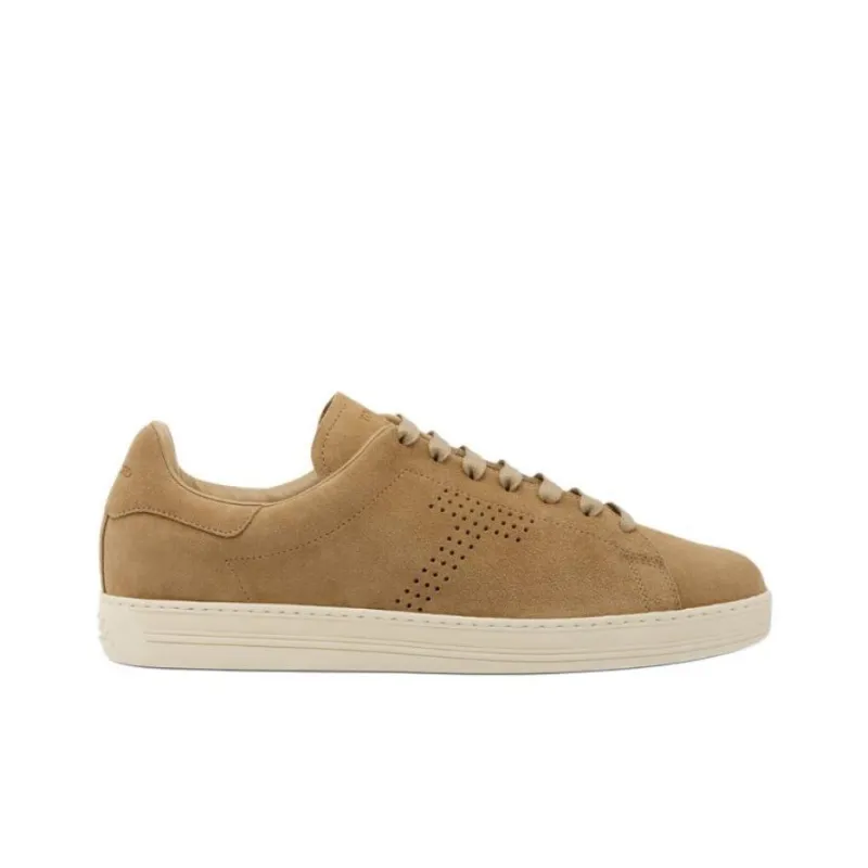 TF WARWICK Low-Top Skateboard Shoes Men's Brown-1