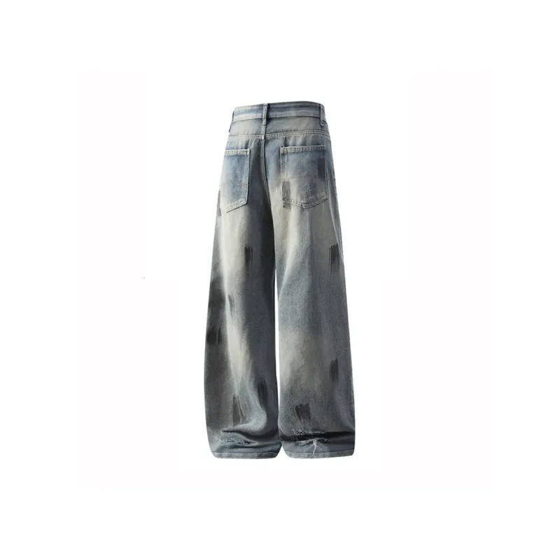 Yiwen Jeans Unisex Blue-1