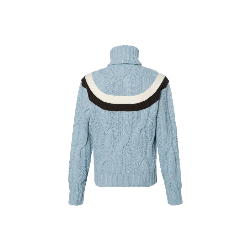 HERMES Sweaters Men Sky Blue-1