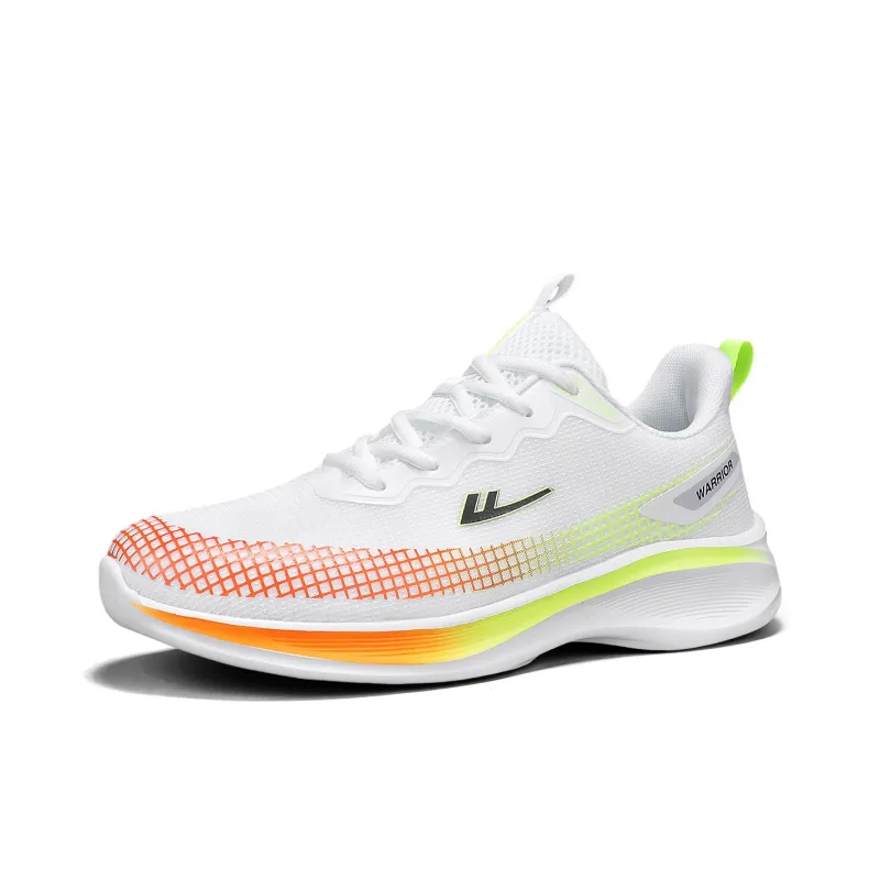 WARRIOR Running Shoes Men Low Top Beige/Yellow-2