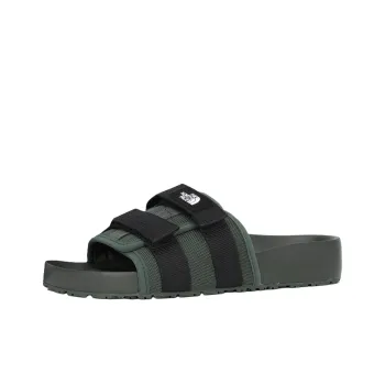THE NORTH FACE WOVEN SLIDE EX Slip Resistant Quick Dry Slide Slippers Women's Green Black