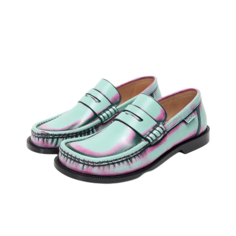 LOEWE Campo Loafers Women's Mint Green-2