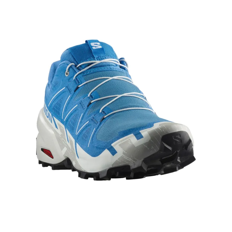 SALOMON Speedcross 6 Anti Slip Wear Resistant Low Top Trail Running Running Shoes Men's Blue-3