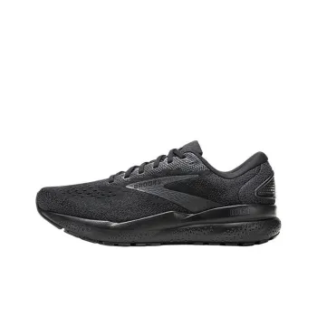 Brooks Anti Slip Wear Resistant Low Top Running Shoes Men's Black