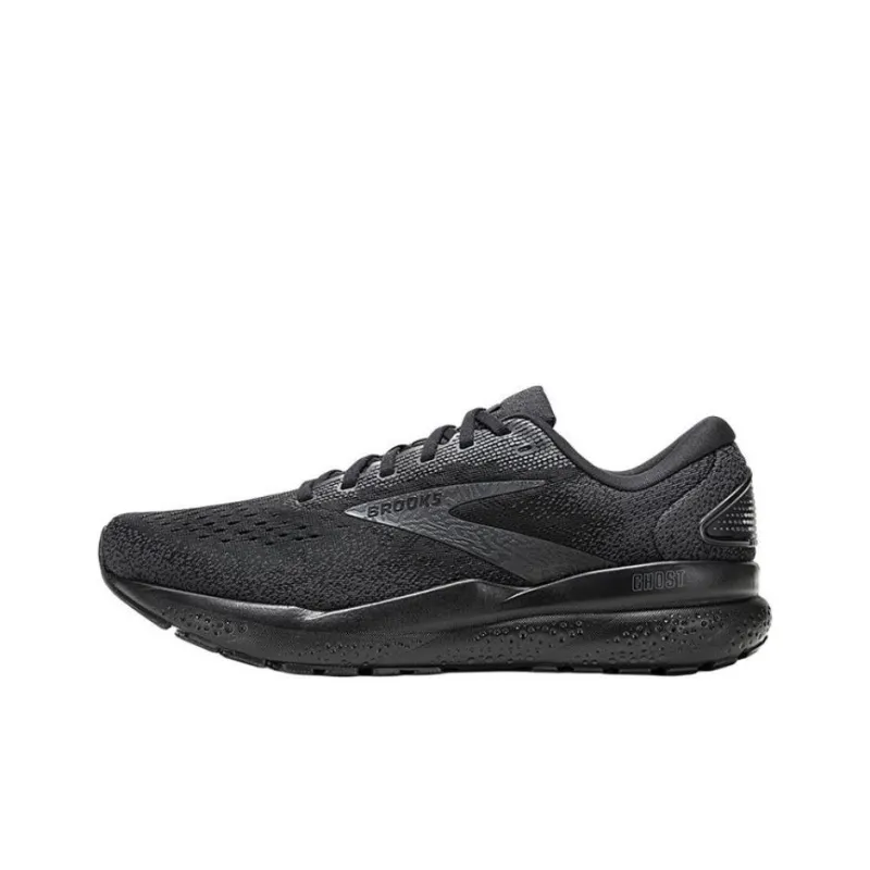 Brooks Anti Slip Wear Resistant Low Top Running Shoes Men's Black-0