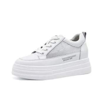 ZHR Casual Hidden Wedge Balanced Wear Resistant Low Top Skateboard Shoes Women's