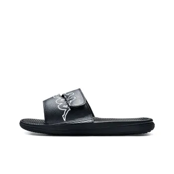 Kappa Slip Resistant Abrasion Resistant Slide Slippers Unisex Black