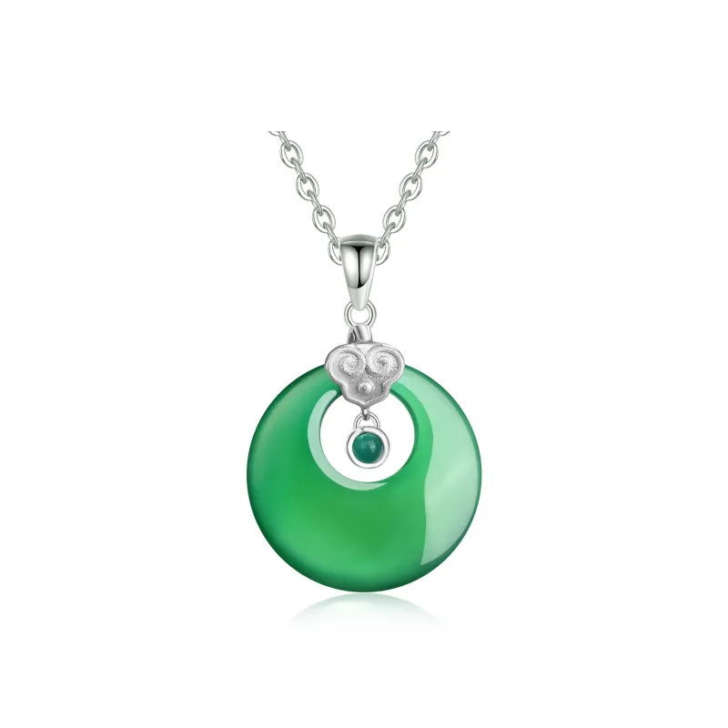 Di Su Xing Chalcedony Necklaces Women's-0
