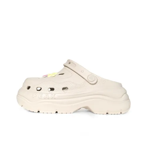 PEAK Pole Hole Shoes Clogs Women's Beige