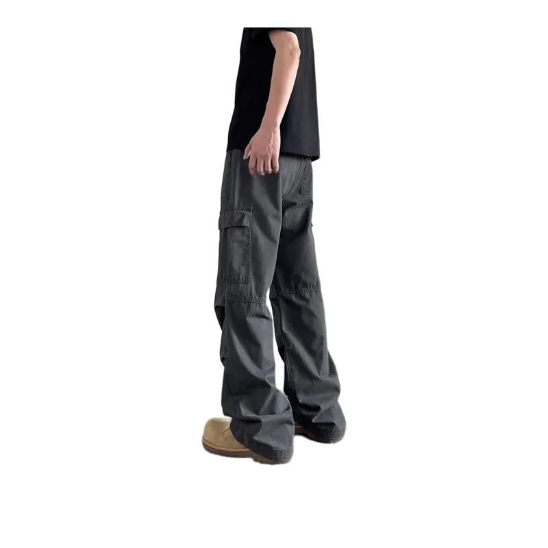 COMOWA Cargo Pants Unisex Gray-1