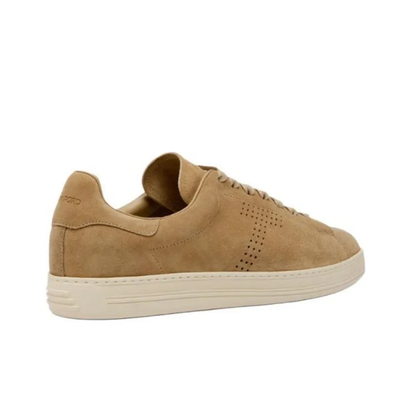 TF WARWICK Low-Top Skateboard Shoes Men's Brown-2