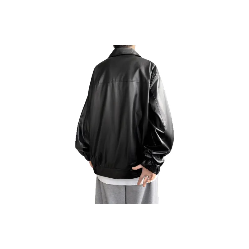 TIMD Leather Jackets Unisex Black-1
