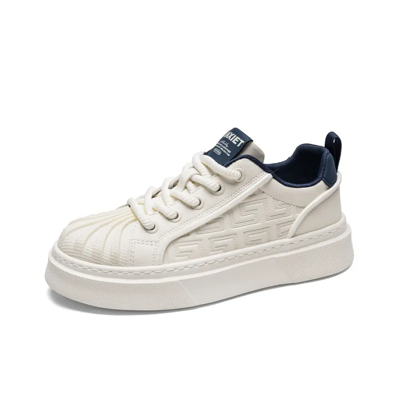 BANGNEY Shell Head Lightweight Breathable Height Increasing Low Top Skateboard Shoes Men's-1