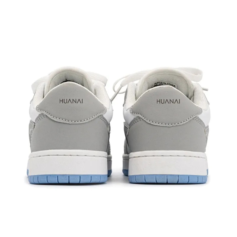 HUANAI Durable Breathable Low-Top Skateboard Shoes Unisex-26