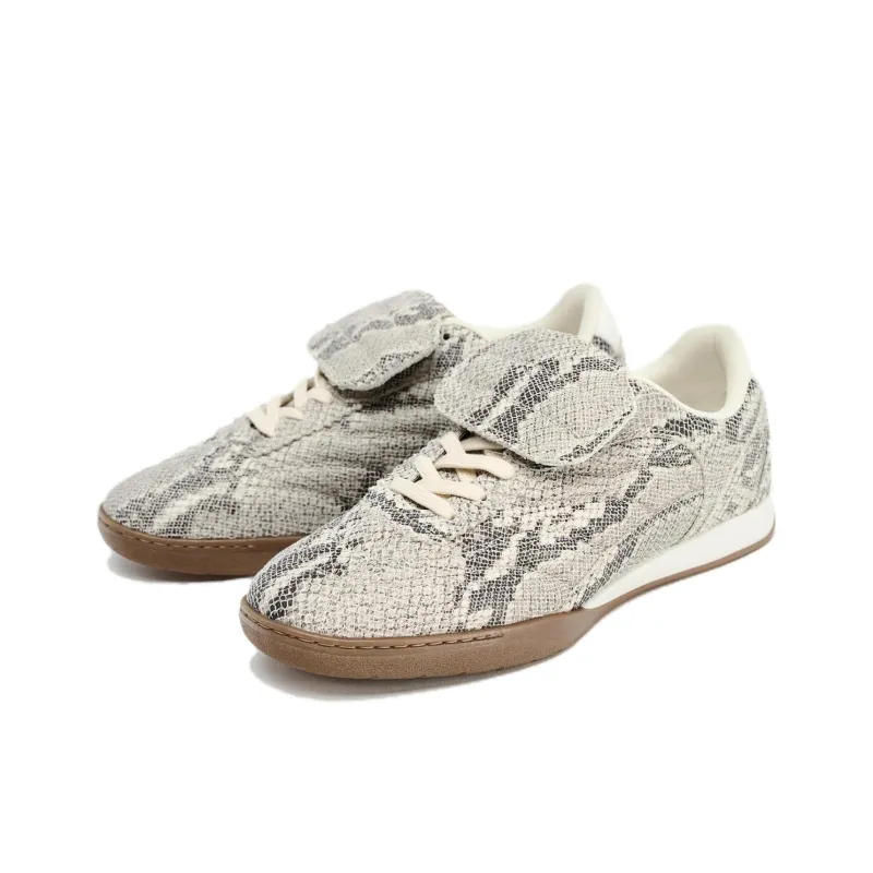 ZARA Abrasion-Resistant Low-Top Casual Shoes Women's Snakeskin Print-1