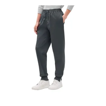 HERMES Knitted Sweatpants Men's Dark Gray