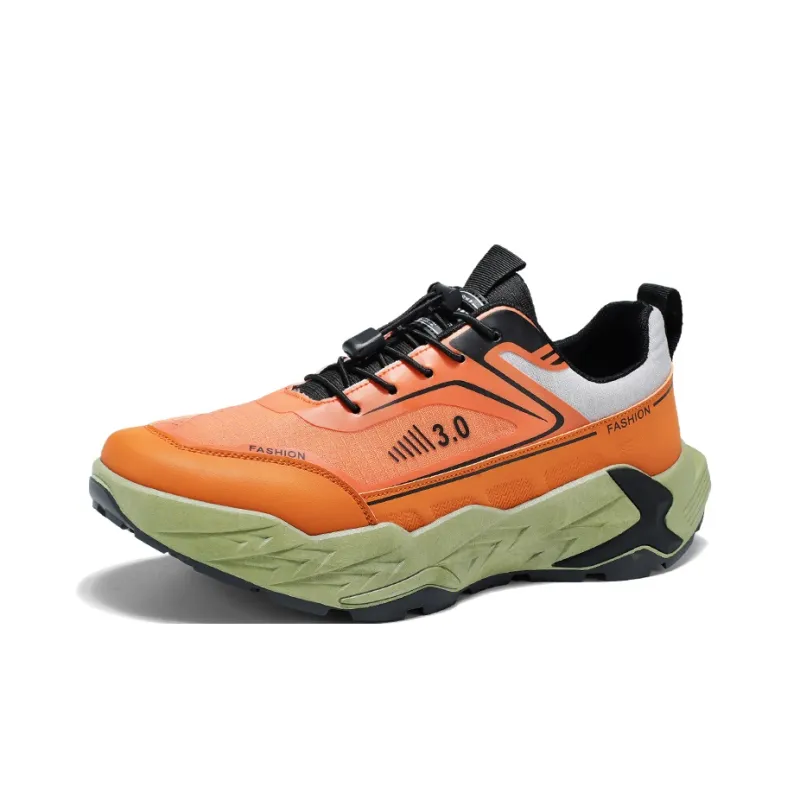 Team Bees Wear-Resistant Coverage Slip-Resistant Low-Top Chunky Sneakers Men's-2