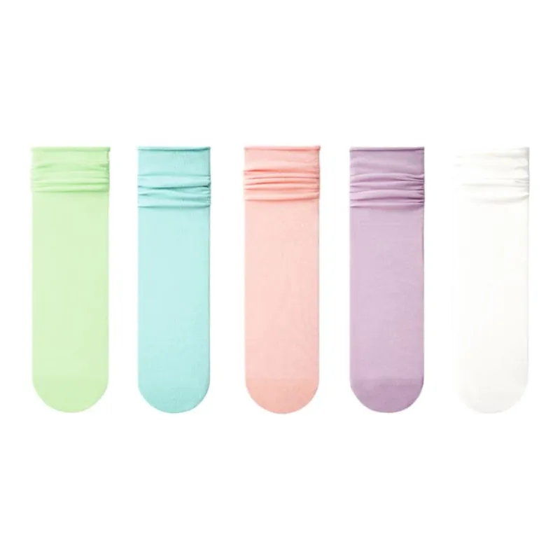 Primeet Mid Calf Socks Women's 5 Pack-8