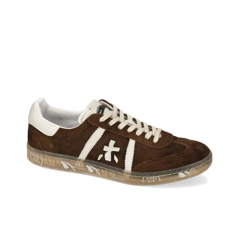 PREMIATA Bonnie Low Top Skateboard Shoes Men's Brown-2