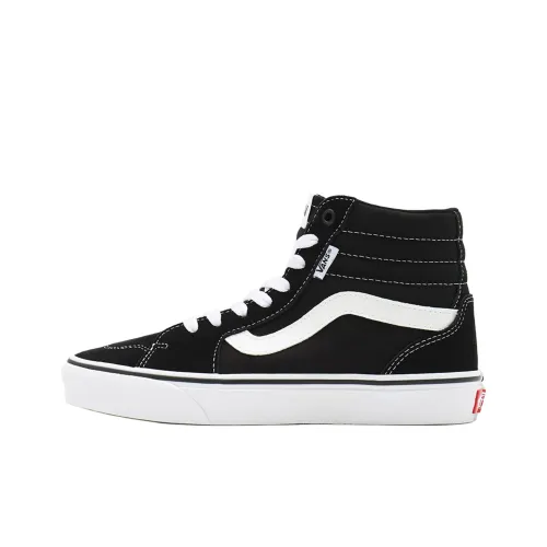 Vans Filmore Anti Slip Wear Resistant High Top Skateboard Shoes Men's Black