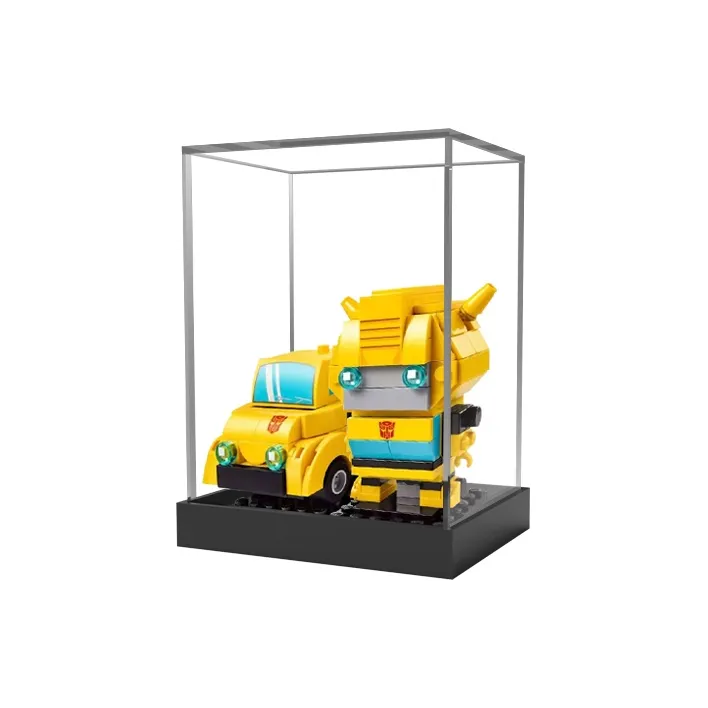 KGBOX Used For LEGO Building Block BrickHeadz 40804 Transformers Bumblebee Model Accessories-3