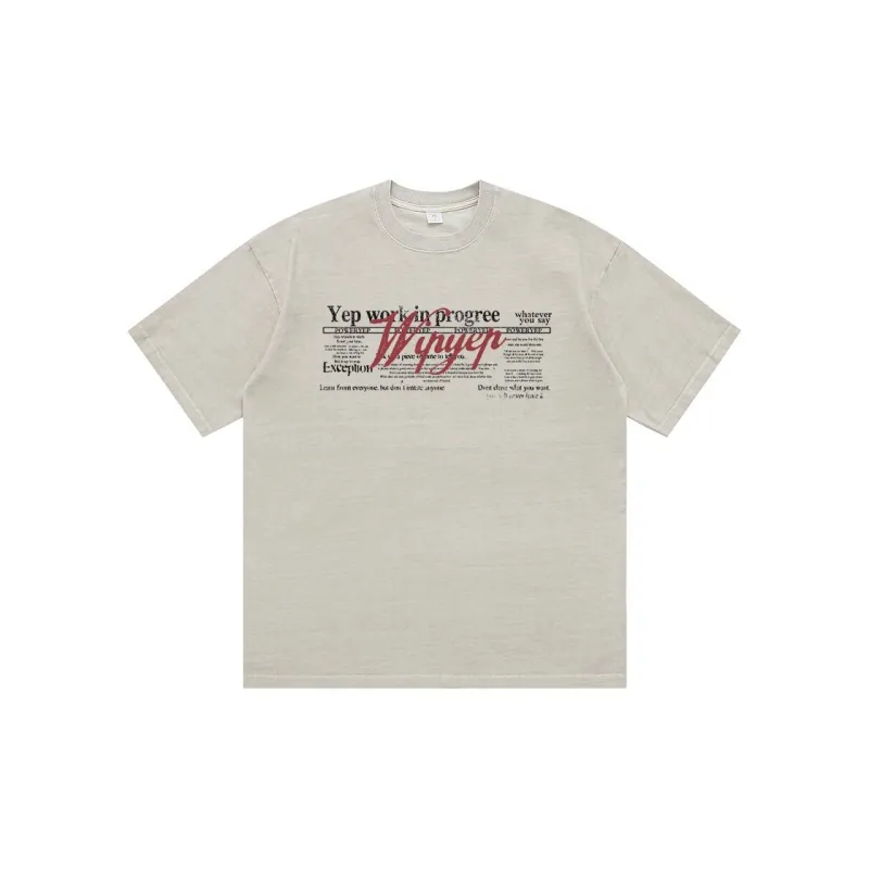 YEP T Shirt Women's Concrete Gray-1