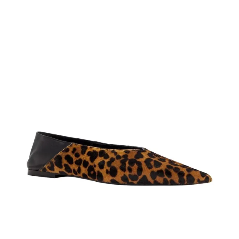 SAINT LAURENT Casual Single Shoes Women's Black Brown-2