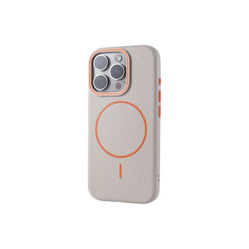 DEPA Litchi Grain Fine Loop Magnetic Phone Cases Compatible With Apple 11 16 Collection Minimalist-2