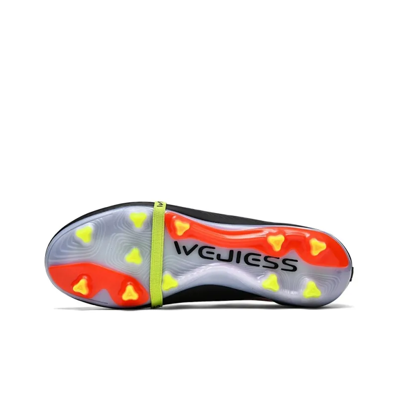 Kuding FG Rubber Long Studs Artificial Ground, Natural Ground Coverage Impact Resistant Soccer Shoes Unisex-2