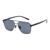 Black Gunmetal Frame with Black Gray Lens C2
