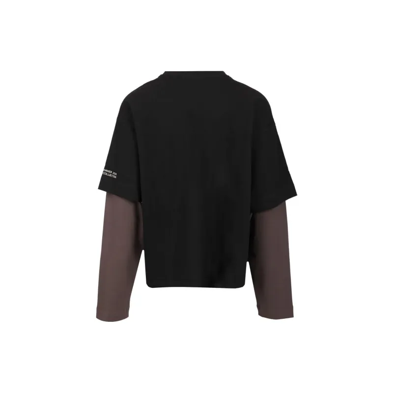 DRIES VAN NOTEN Hemmings Printed Double Sleeved T Shirt-1
