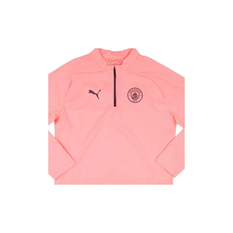 PUMA CLUB AOP FZ 2023 24 Manchester City Soccer Jersey Unisex Pink-2