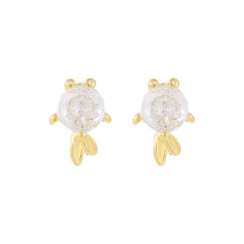 GOOUI S925 Silver Stud Earrings Women's