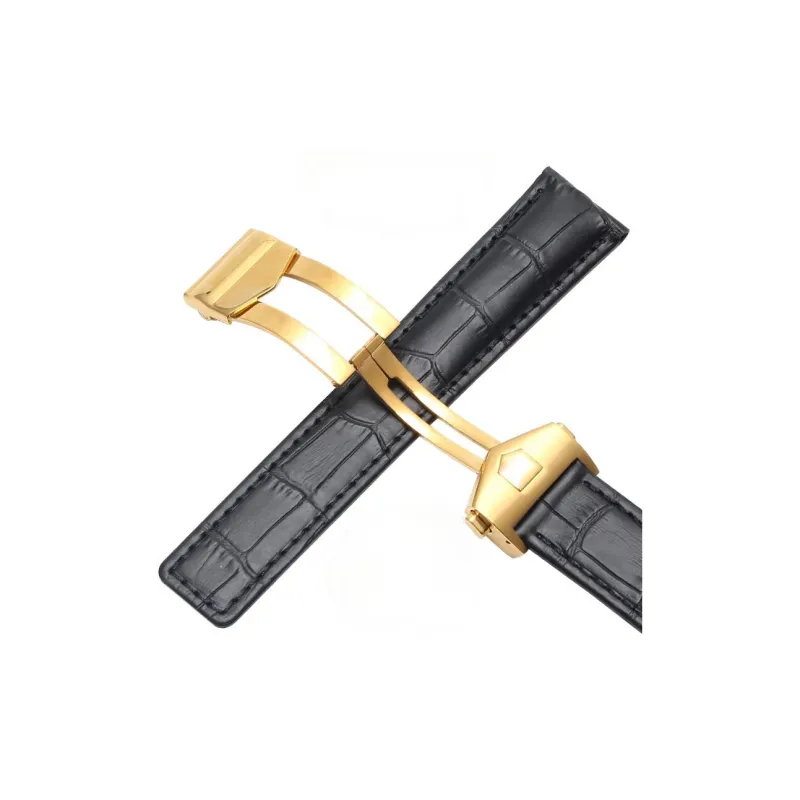 FUDIEN TAG Heuer Compatibility Watch Band 195mm Cowhide Leather Material-3
