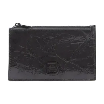 Balenciaga Crush Zipped Cardholder