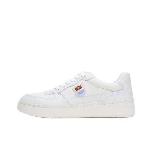 BALLY Raise Series Low Top Skateboard Shoes Women's White